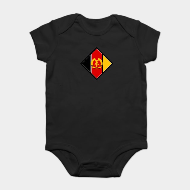 East Germany Air Force Roundel Baby Bodysuit by Yesteeyear